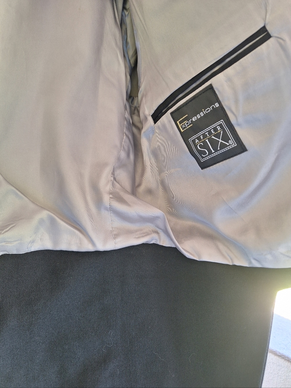 Expressions After Six Men's Black Formal Tailcoat Tuxedo Jacket - Size ~40R New - Picture 8 of 8